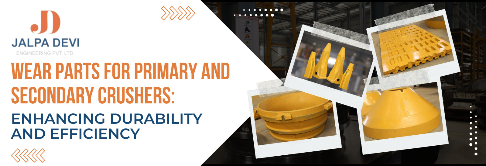 Best Crusher Parts Manufacturer in India – 2025 | Jalpa Devi Engineering Pvt. Ltd.